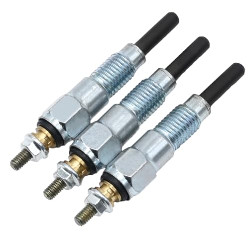 MDEOOSKY 3 Pcs Glow Plugs Replacement for John Deere X495 X595 X740 X744 X748 X749 X750 X754 X758 1435 1023E 1025R 1026R 2025R 2026R 2305 2320 2030A 850D 855D, M811937 MIU802457