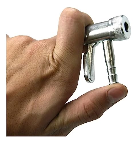 Kit 3 Bico Ar Encher Pneu Calibrador Com Trava Profissional