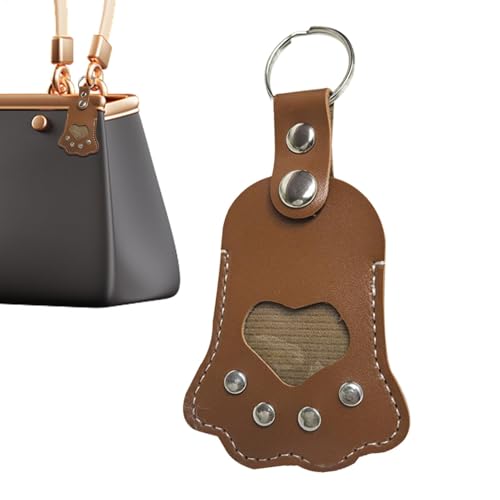 Llavero de recuerdo de pelo de animal, estilo elegante, bolsa de almacenamiento de pelo de animal, llavero de pelo de animal para niñas, despertar, Características únicas, Siehe Beschreibung