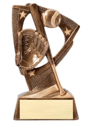 Same Day Awards Delta Series Sport Baseball/Softball Trophy 6.25 Inches - Engraving Included (Baseball)