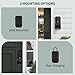 Moquin Smart Key Lock Box, TTLock APP Control, Fingerprint, Manual Keys, Access Card, EKey and Passcode Unlock, Electronic Bluetooth Wireless Lock Box for Airbnb Realtor House Office