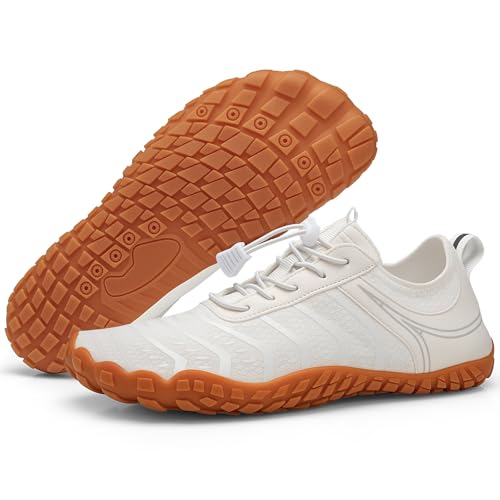 Image of EWUHA Barefoot Shoes Womens Mens Footwear for Walking Hiking with Wide Toe Box,Healthy & Non-Slip,Breathable Barefoot Vitality Water Shoes for Beach Pool Swim Outdoor (Unisex)