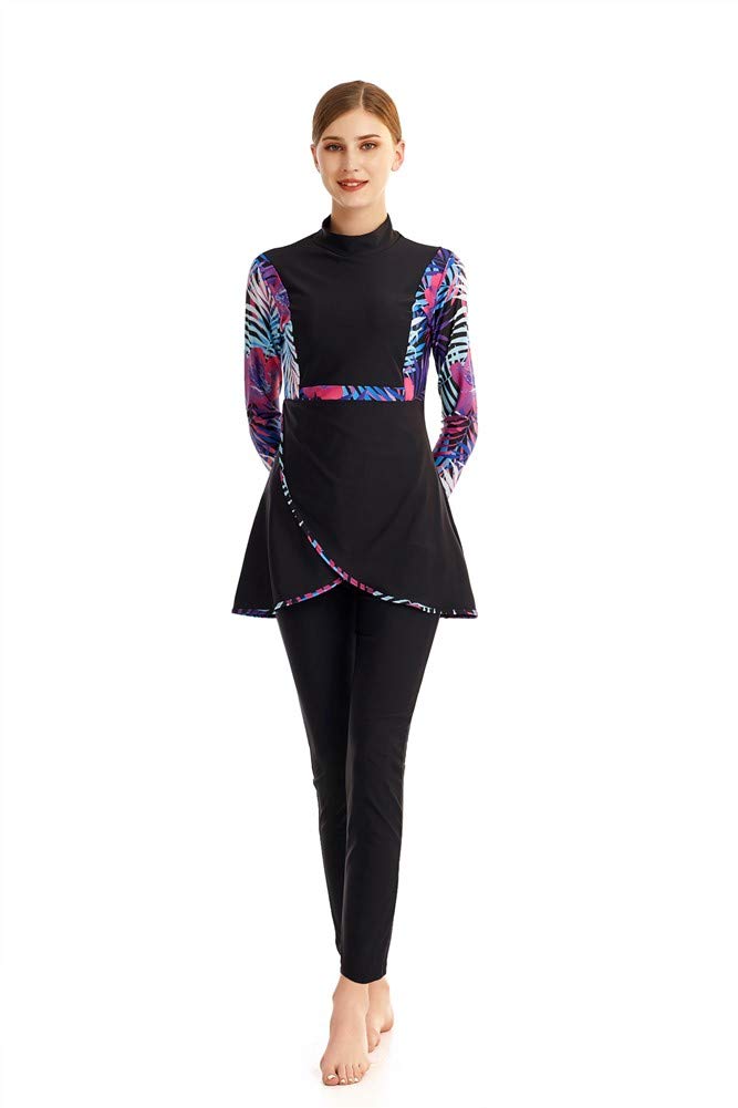 Modest Swimwear Long Sleeve Swimsuit Bathing Suit Beachwear Costume product thumbnail 7