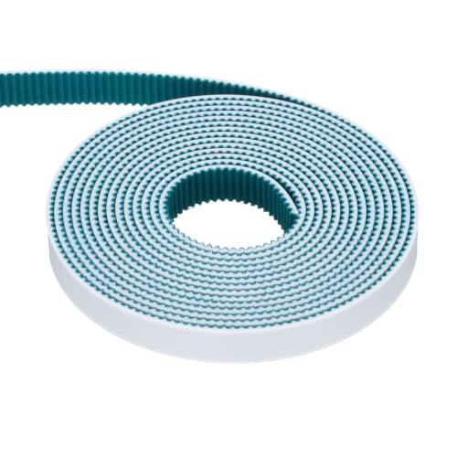 Rebower PU Steel Cord 2GT Timing Belt Green Cloth Teeth 10mm x 2m