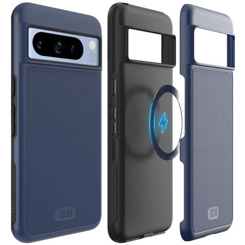 Image of TUDIA MergeGrip Magsafe Compatible for Pixel 8 Pro Case - Indigo Blue