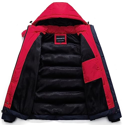Image of Men's Puffer Jacket Waterproof Winter Parka jacket Warm Thicken Ski Coat
