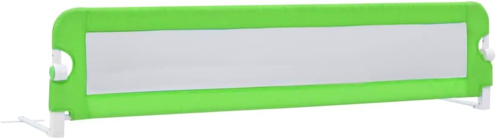Folding Children's Bed Railing 180 x 42 cm Bed Safety Barrier for 18 Months to 5 Years, Green