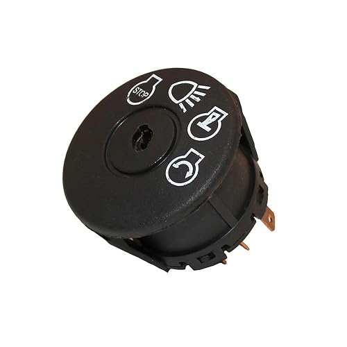 Miniatura 3 de RAParts GY20074 Interruptor de arranque de llave de encendido compatible con John Deere para Scotts Sabre 100 Series LA L