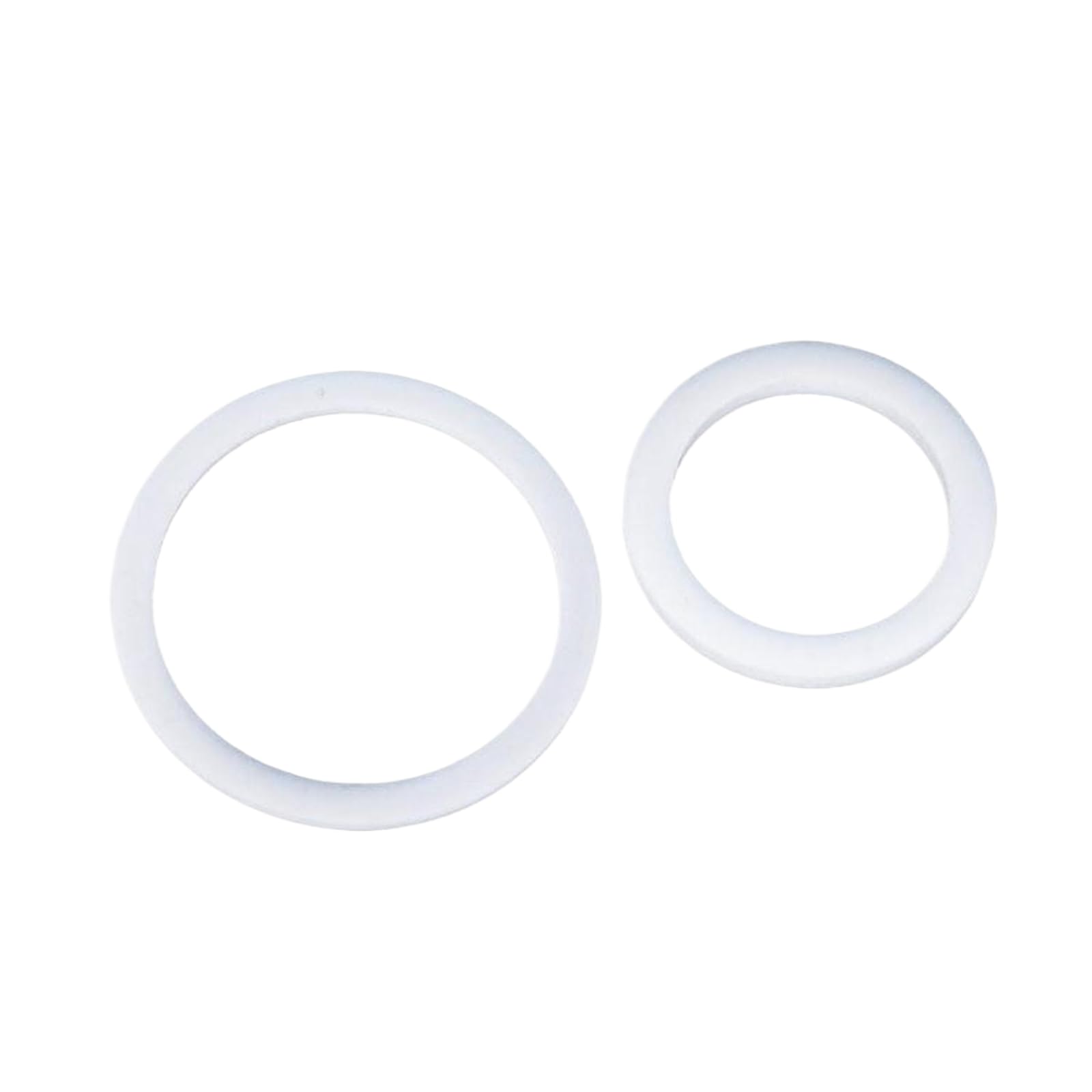 Podkładki płaskie PTFE | 1 szt. 273 mm OD 329 mm ID 3 mm grube białe szczeliny kołnierzowe (1124x1020x3mm)