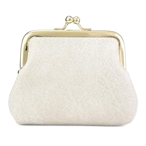 Image of Cute Floral Buckle Coin Purses Vintage Pouch Kiss-lock Change Purse Wallets, 41, Kiss Lock Coin Purse for Women