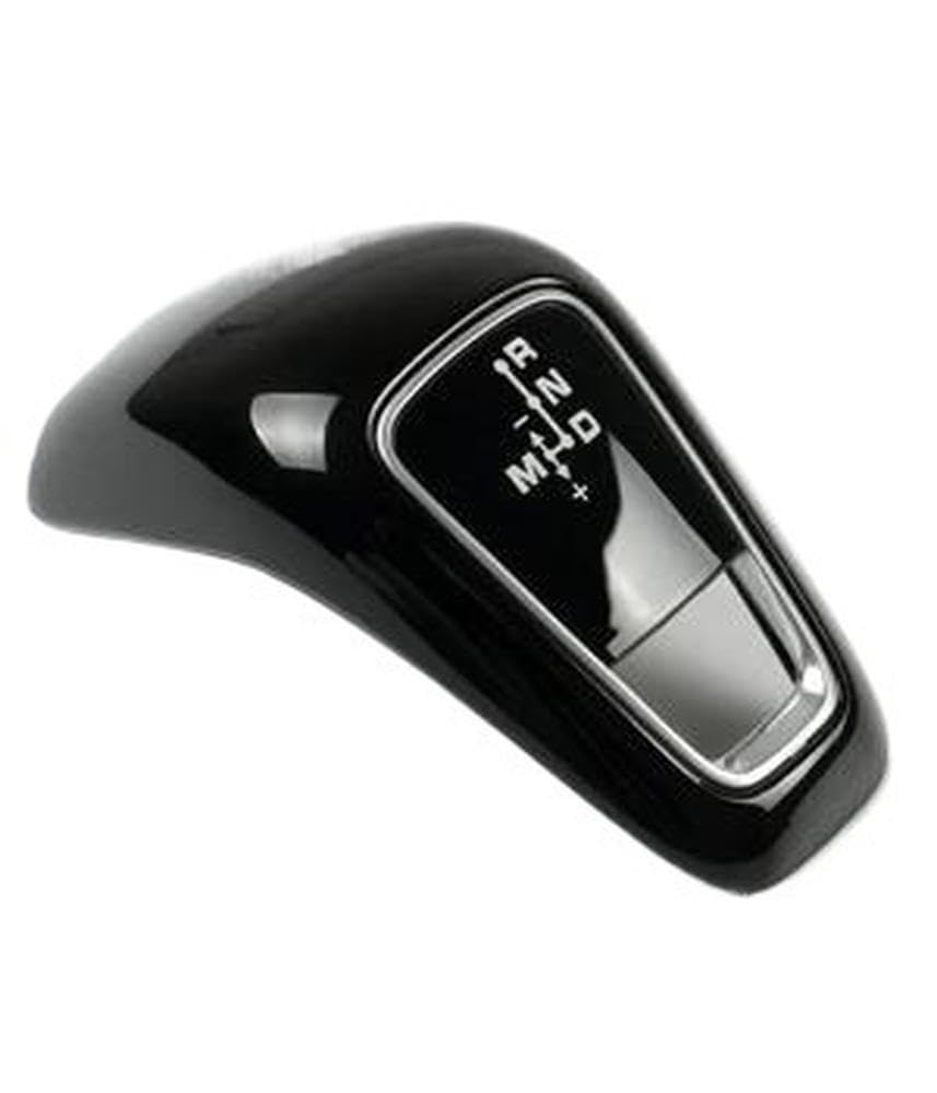 HYASDBWE for Porsche Cayenne 9YA 2018-2023 Car Gear Head Lever Shift Knob Cover Replacement Interior Modification Gear Shifter Parts(Black)