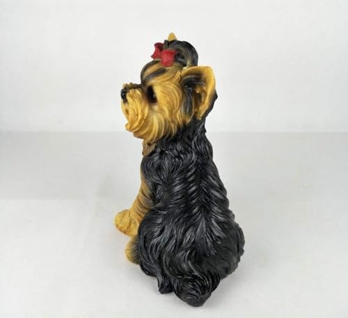 Statue de chiot Yorkshire Terrier, cadeau idéal pour passionnés - 3