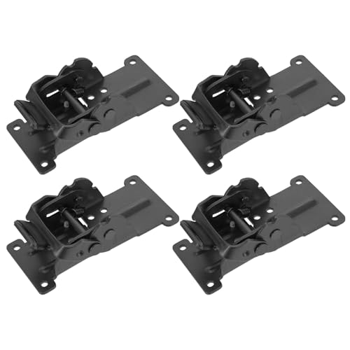 FONDOTIN 4個 折り畳み具 折りたたみテーブル用自動ロック式ヒンジ から 耐久性家具脚折りたたみ具 テーブル 椅子 ベッド脚対応