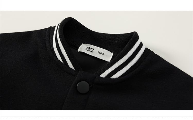 Meufam Toddler Baby Boy Girl Varsity Coat Color Block Button Baseball Jacket Letter Print Bomber Jackets Vintage Outwear4