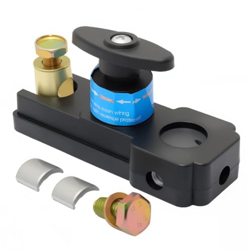 Heavy Duty 12V/48V Battery Disconnect Switch - Top Post Cut Off Master Kill Switch & Isolator for Car Marine Boat RV ATV (Upgraded Design)