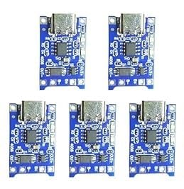 TP4056 C-TYPE Lithium Battery Charging Converter with Overcharge Discharge Over-Current Protection Charging Board (5V,18650) (Pack of 5)-picture-33