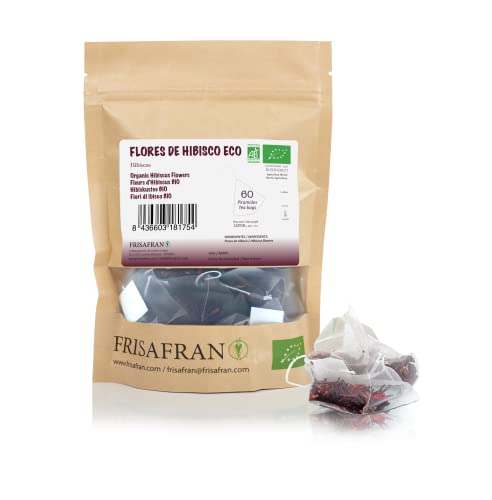 FRISAFRAN - Flor de Hibisco Ecológica | En piramides | Flor de jamaica | Te frio | Reparador...