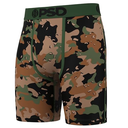 PSD Men's Fresh Outdoors 3-Pack Boxer Brief, Multi, S3