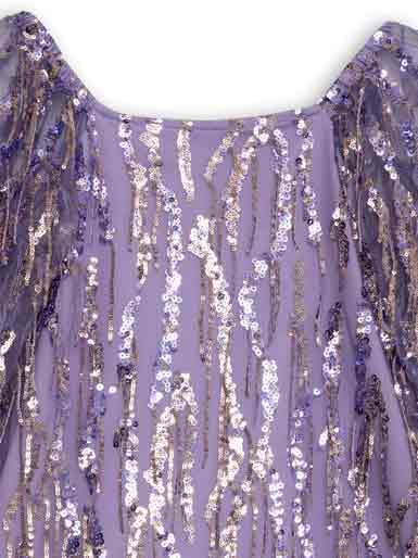 Speechless Girls' Long Sleeve A-line Sequined Party Dress3