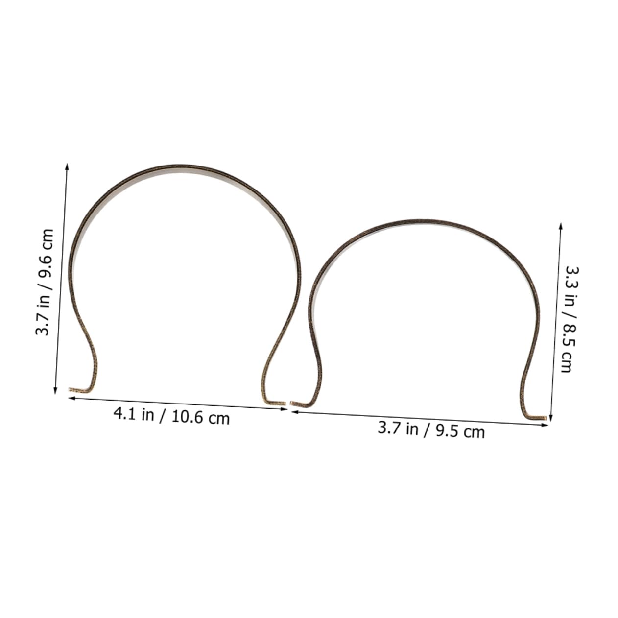 Cabilock 4 Piezas de Accesorios para Asas de Tetera de Cerámica de Acero Inoxidable, Resistentes a Deformación y Diseño Práctico Cocina y Amantes del Té