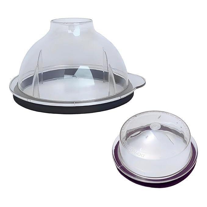 Mixer Grinder Lid Cap For Big Jar with Gasket Rubber Wet Jar Dome Lid Chutney Jar Dakan Suitable for All mixer Grinder (0.5 L & 1L/1.5L)-image-2
