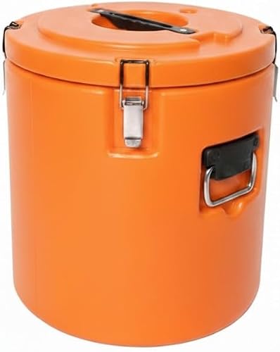 Insulated Food Transport Carrier Cooler Bucket, Heavy-Duty Thermal Food & Beverage Server Container
