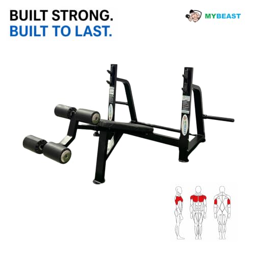 Image of Mybeast Olympic Decline Bench Press For Commercial Use For Targetting Decline Chest Muscles