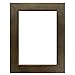 US Art Frames 17x34 Dark Bronze Flat 1.25 Inch, Smooth Wrapped Finish Wood Composite Wall Decor Picture Poster Frame