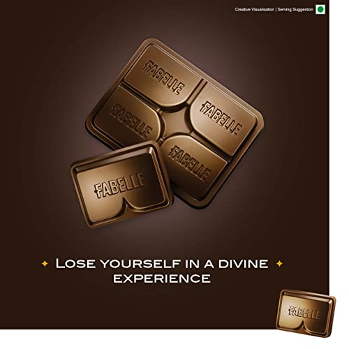 Fabelle Divine Dark Trilogy Premium Chocolate Gift Pack with Assorted Flavors, Vegan and Gluten Free Luxury Dark Rich Chocolate Bars, 300 Grams, Ideal for Gifting Occasions