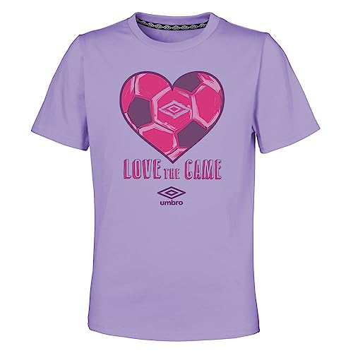 Umbro Girls' Love The Game Short Sleeve Tee