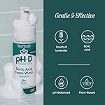 pH-D Feminine Health - Boric Acid Foam Wash - pH-Balanced, Paraben-Free, and Plant-based (Sensitive, 6 Fl Oz (Pack of 1)) - Image 4