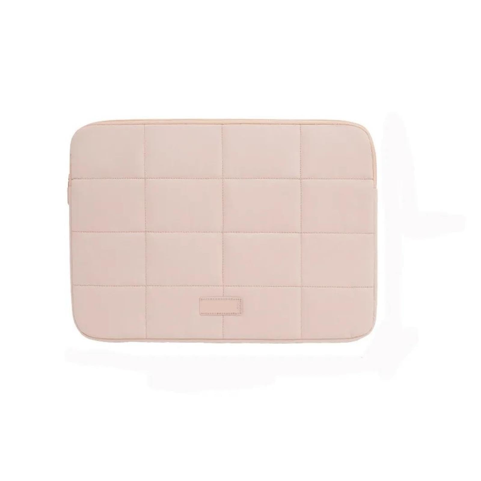 Sac for tablette matelassé 14/15,6 pouces, couleur unie