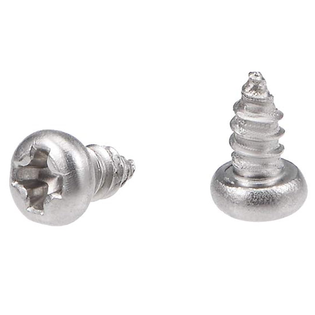 TA-VIGOR 50Pcs Self Tapping Screws, M2 Phillips Pan Head Screw, 4mm Round Head Tapping Screws