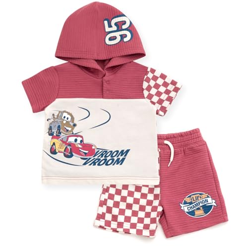 Image of Disney Pullover Hoodie and French Terry Shorts Newborn to Little Kid Sizes (Newborn - 5)