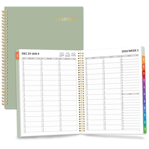 SUNEE 2026 Appointment Book, Quarter-Hourly, Weekly & Monthly - from January 2026 - December 2026, 8.5