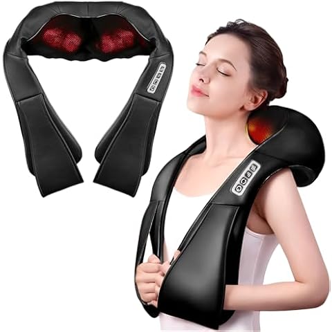 DAWOO Shiatsu Back Neck Massager with Heat Cover