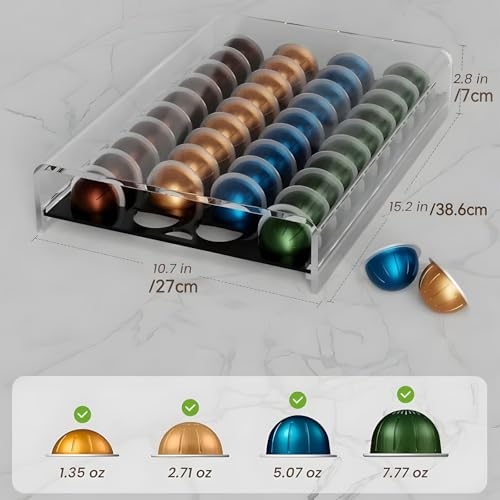 Support de dosettes élégant structure robuste pour 40 grands organiseurs - 6