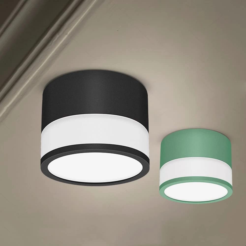 Foco empotrable de ficie Macaron de 7 W, Apliques de Techo, iluminación empotrada pequeña para armarios, Luces de Techo empotradas, iluminación empotrada