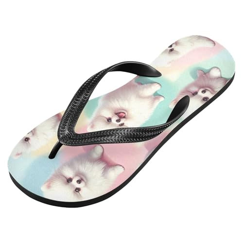 Burbuja Puppy Flip Flops for Women Men, Soft Thong Sandals Rubber Slippers for Pool Beach Essentials2