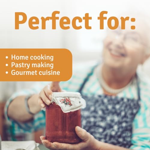 Mr.P Ingredients Pectin 1Kg NH Powder Ideal for Jams Marmalades Chutney Fruit Jellies Fruit Compote Gelling Agent Vegan Vegetarian Halal Kosher Gluten Free