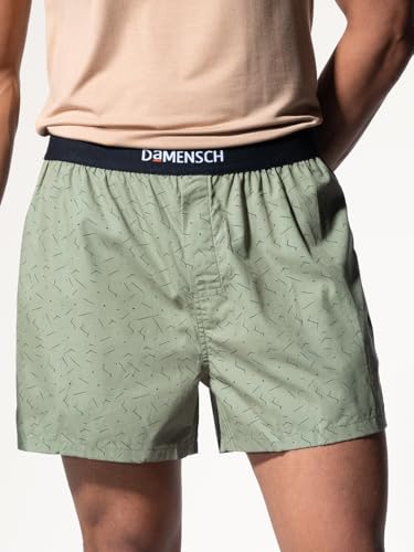 Image of DAMENSCH Men Printed Pure Cotton Breeze Ultralight Boxer Shorts (Pack of Assorted Prints & Colours I Color & Print May Vary)