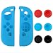 eXtremeRate® Silicone Case Thumb Stick Caps Gel Guards for Nintendo Switch Joy-Con Controller Protector Protection Kits Blue