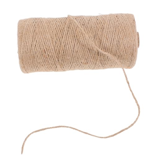 ARTIBETTER 1 Roll Natural Jute Twine String Garden Twine for Crafts Wrapping Packing Holiday Decorations Wedding Decor Material