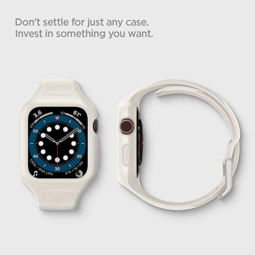 Image of Spigen Liquid Air Pro Soft Silicone Sports Band Designed for Apple Watch Series 6 /SE /5 /4 (40mm) Band with Case