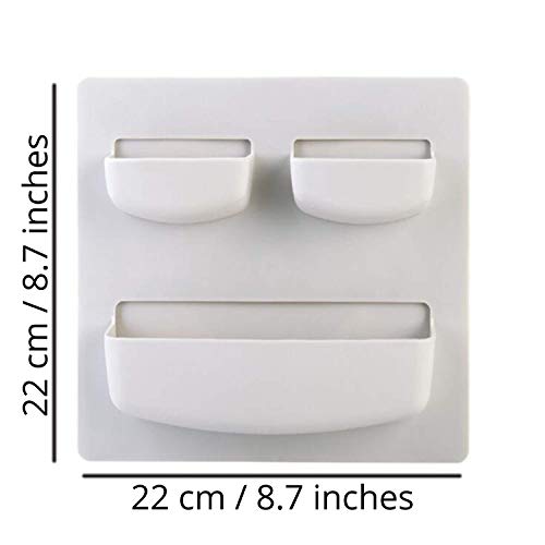 Image of BRONTIX Multipurpose Self Adhesive Bathroom Organizer and Storage Shelf