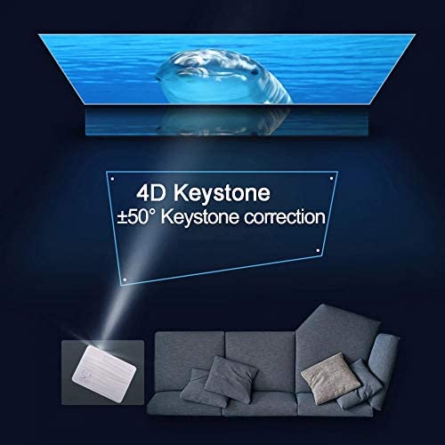 Image of 1900x1080p 3D Full HD MP1 Pro Advance Technology LED Smart (6000 lm /Remote Controller) Portable Projector