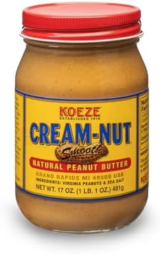 Cream Nut Natural Smooth Peanut Butter - 17 Oz - Pack of 6 main image 0