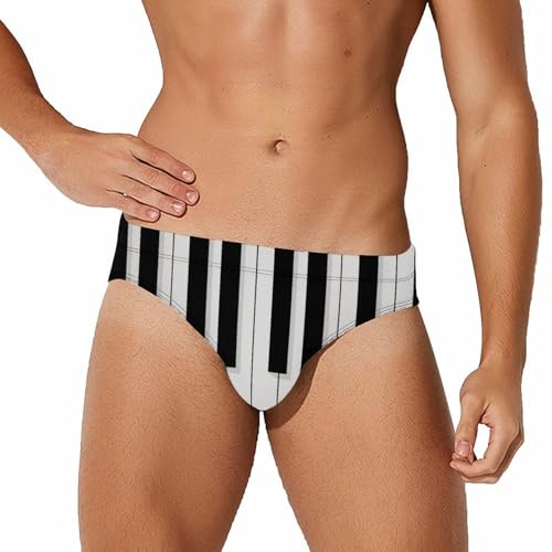Men & Boy's Low Rise Swim Beach Briefs Contour Pouch Swim Trunks