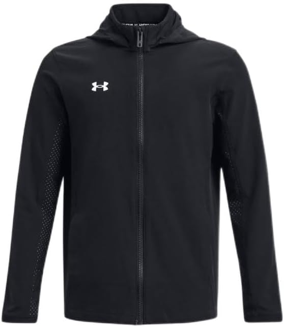 Under Armour Boys Squad 3.0 Warm-Up Full-Zip Jacket - Water Resistant
