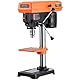 VEVOR 203mm Tischbohrmaschine, 500 W Induktionsmotor, Tischbohrmaschine mit 550/950/1450/1950/2500 U/min einstellbarer Geschwindigkeit, 0-45° neigbarer Arbeitstisch, LED-Arbeitsleuchte, für Holzmetall